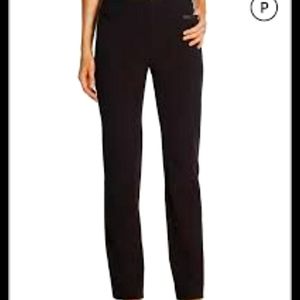 Zenergy by Chicos Neema Faux-Leather Pocket Trim Pants